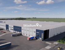 Вид здания. Мезонин Склад Ленинградская обл, Тосненский р-н, гп Красный Бор , 32 580 м2 фото 2